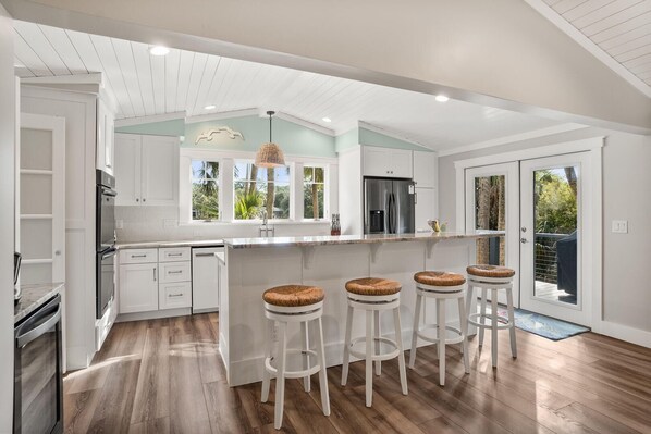 House, Multiple Beds, Patio | Private kitchen - 116 Sea Otter (Fripp Island)