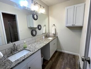 Towels, soap, toilet paper