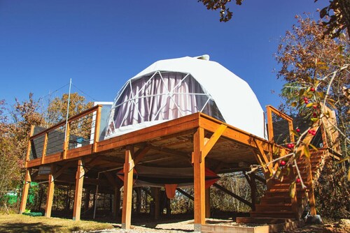 Elevated Geo Dome pool/hot tub