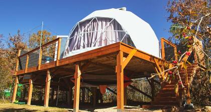 Elevated Geo Dome pool/hot tub