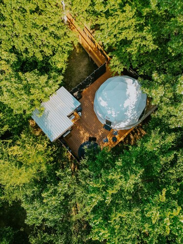 Tree House Dome 1 Hottub/Pool