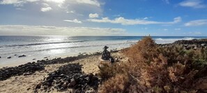 Liegestühle, Strandtücher