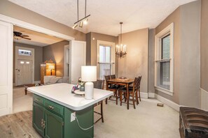 House, 1 King Bed, Fireplace, City View | Interior - Historic Gem Russell Suite 2 (Covington)