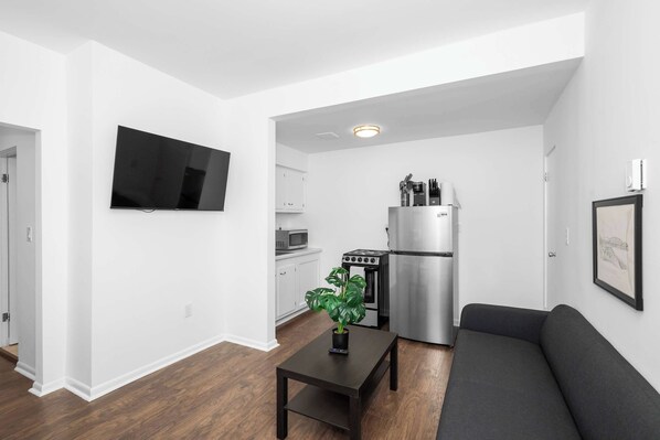 Ferienhaus, Mehrere Betten, KĂŒche, Gartenblick (Northside Suites) | Innenbereich