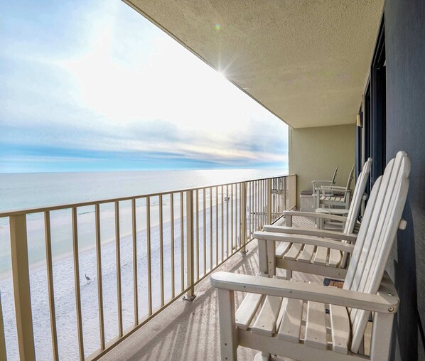 Condo, Multiple Beds, Balcony, Ocean View (Oceanfront Oasis) | Property grounds - Oceanfront Oasis Beachfront Condo w/ Views! (Gulf Shores)