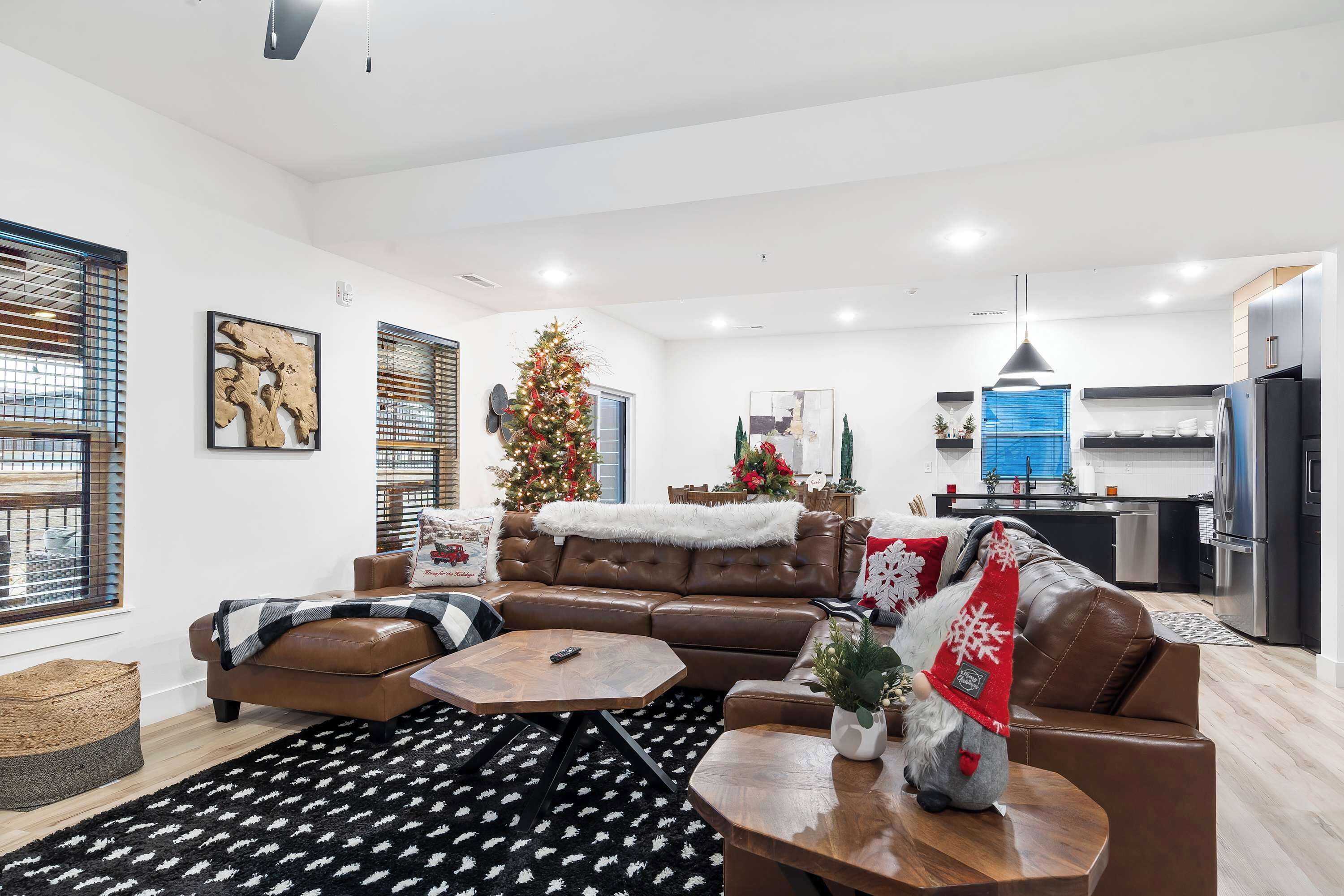 Cabin, Multiple Beds, Balcony, Pool View (Rocky Shores Retreat) | Living area | 50-inch flat-screen TV with digital channels, fireplace