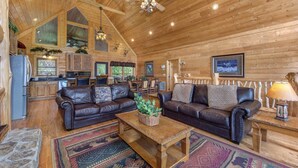 Unclassified image, 4 of 43, button - Cabin w/ Hot Tub, Theater & Views - Sleeps 22 (Sevierville)