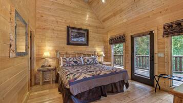 Cabin, Multiple Beds, Hot Tub, Mountain View (Cabin On The Edge) | 6 bedrooms, individually decorated, individually furnished, free WiFi