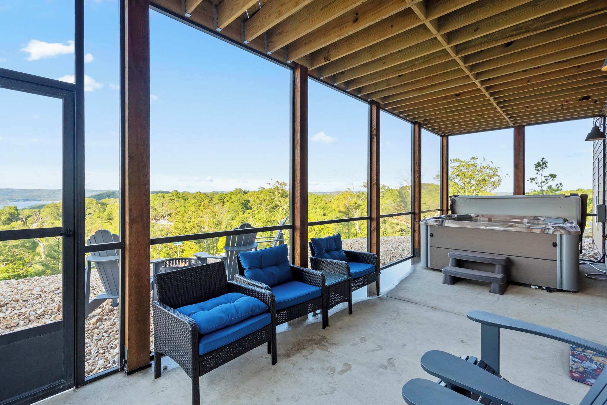 Cabin, Multiple Beds, Patio (A Birds Eye Bridge View) | Interior