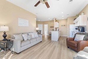 Condo, Multiple Beds, Patio, Golf View (The Bunker at Holiday Hills Resort) | Living area | 42-inch flat-screen TV with digital channels