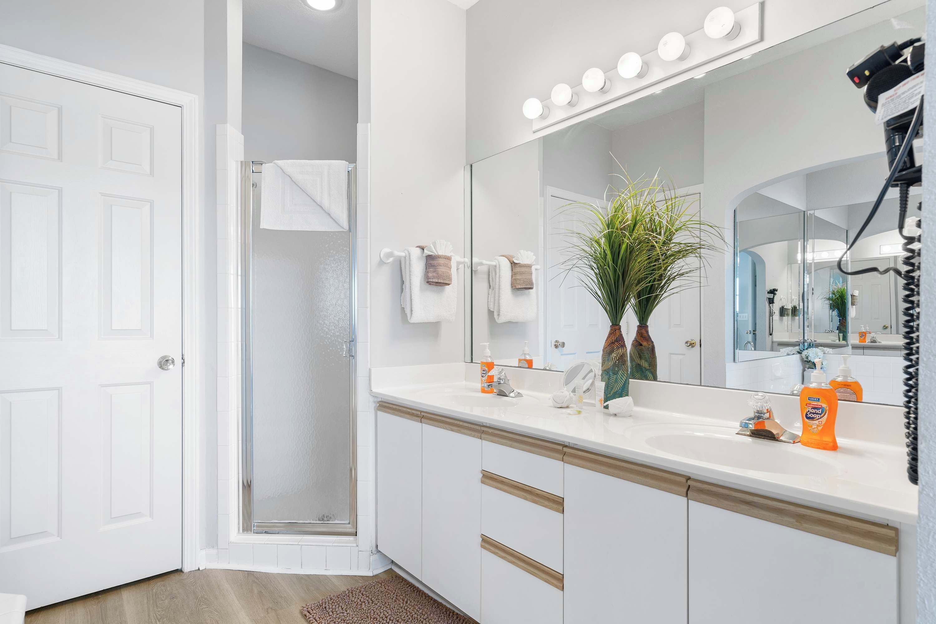 Condo, Multiple Beds, Patio, Golf View (The Bunker at Holiday Hills Resort) | Bathroom | Deep soaking tub, hair dryer, towels