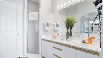 Condo, Multiple Beds, Patio, Golf View (The Bunker at Holiday Hills Resort) | Bathroom | Deep soaking tub, hair dryer, towels