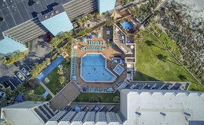 Aerial view - Seas the Day Beachside w/ Resort Amenities! (Panama City Beach)