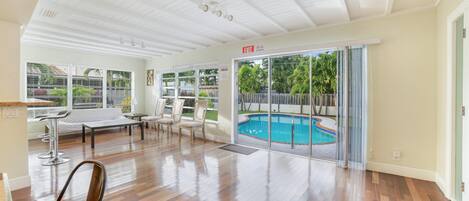 House, Multiple Beds, Pool Access, Pool View (Unique Luxurious House) | View from room