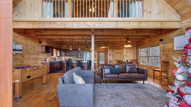Cabin, Multiple Beds, Pool Access, Mountain View (Little Cub Retreat) | Interior - Little Cub Retreat - Private Hot Tub & Indoor Pool (Gatlinburg)