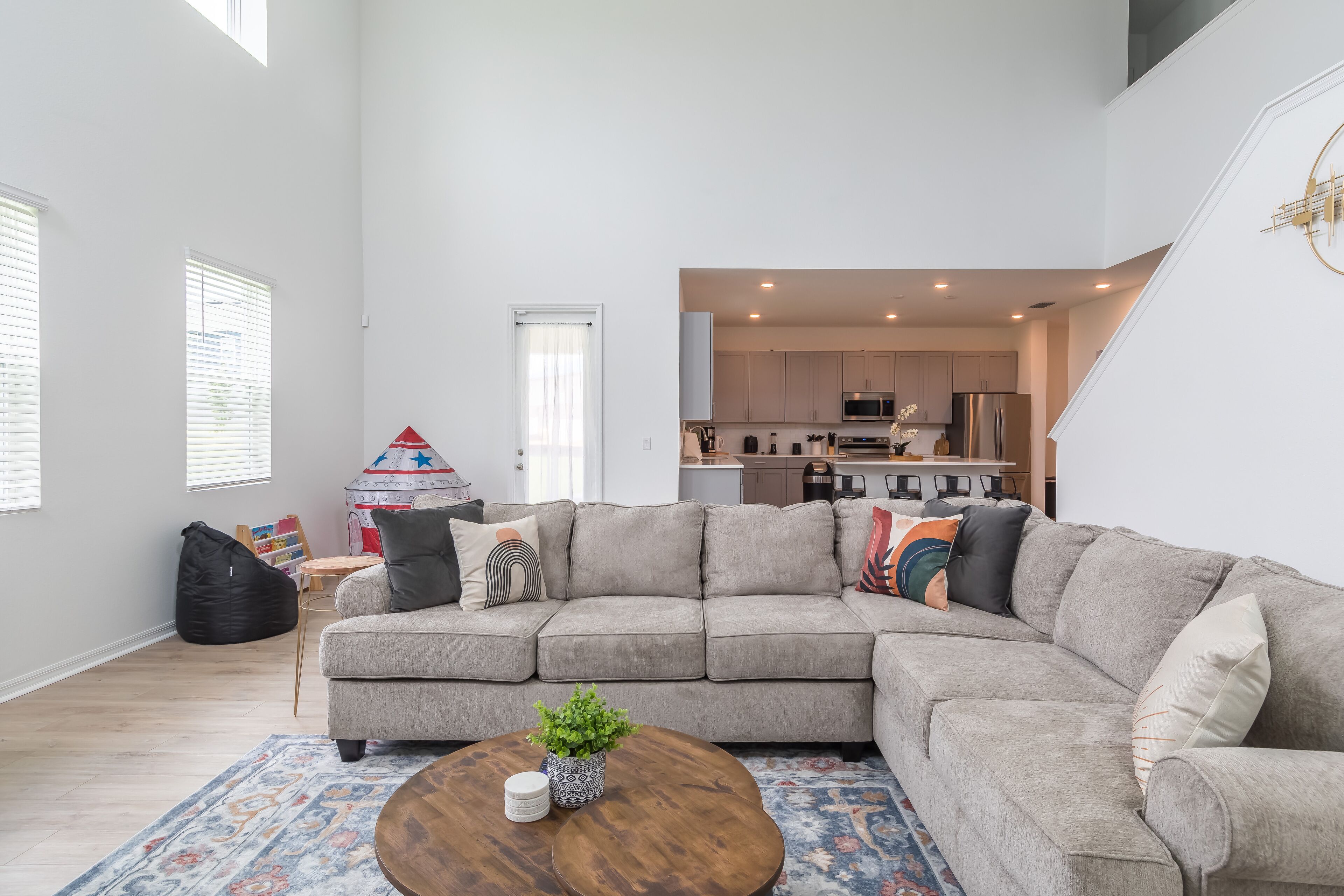 House, Multiple Beds, Patio, Garden View | Living area | TV