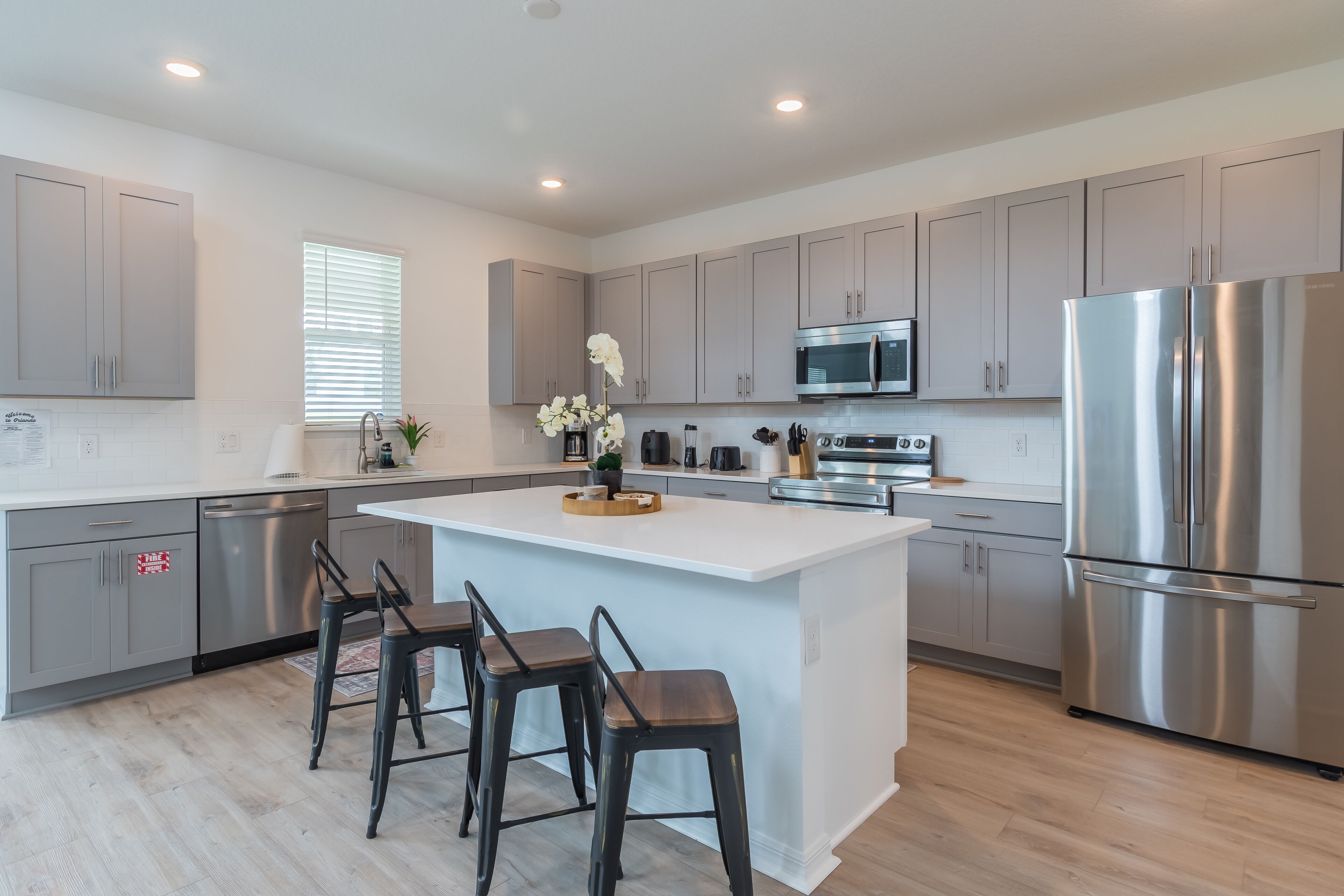 House, Multiple Beds, Patio, Garden View | Private kitchen | Fridge, microwave, oven, stovetop