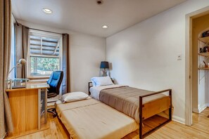 2 Schlafzimmer, Schreibtisch, kostenloses WLAN, Bettwäsche
