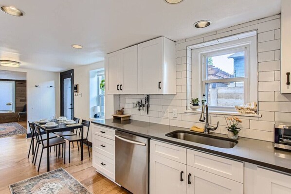 Fridge, microwave, oven, stovetop - West Denver home w/ amazing outdoor space & EV (Wheat Ridge)