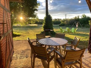 Opções para refeição ao ar livre