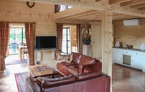 TV connectée, cheminée