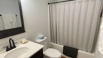 Towels, shampoo