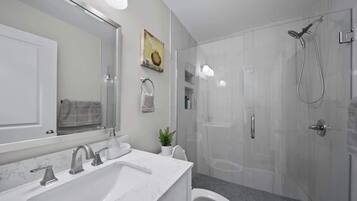 Shower, hair dryer