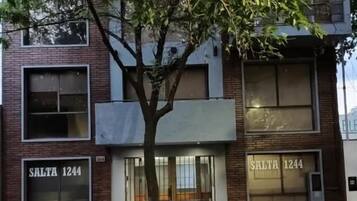 Fassade der Unterkunft