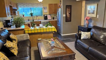 TV, video games, DVD player, table tennis