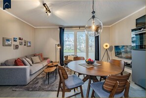 TV, DVD player, stereo