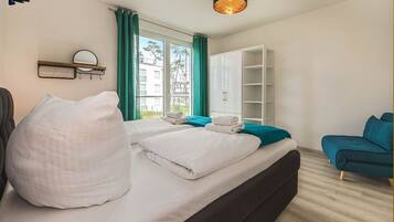 2 habitaciones, tabla de planchar con plancha y wifi