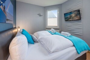 2 bedrooms, iron/ironing board, WiFi - Ferienwohnung Nordwind - Hochwertig Eingerichtete Ferienwohnung in Ruhiger Lage, mit Terrasse, Wlan (Heringsdorf)