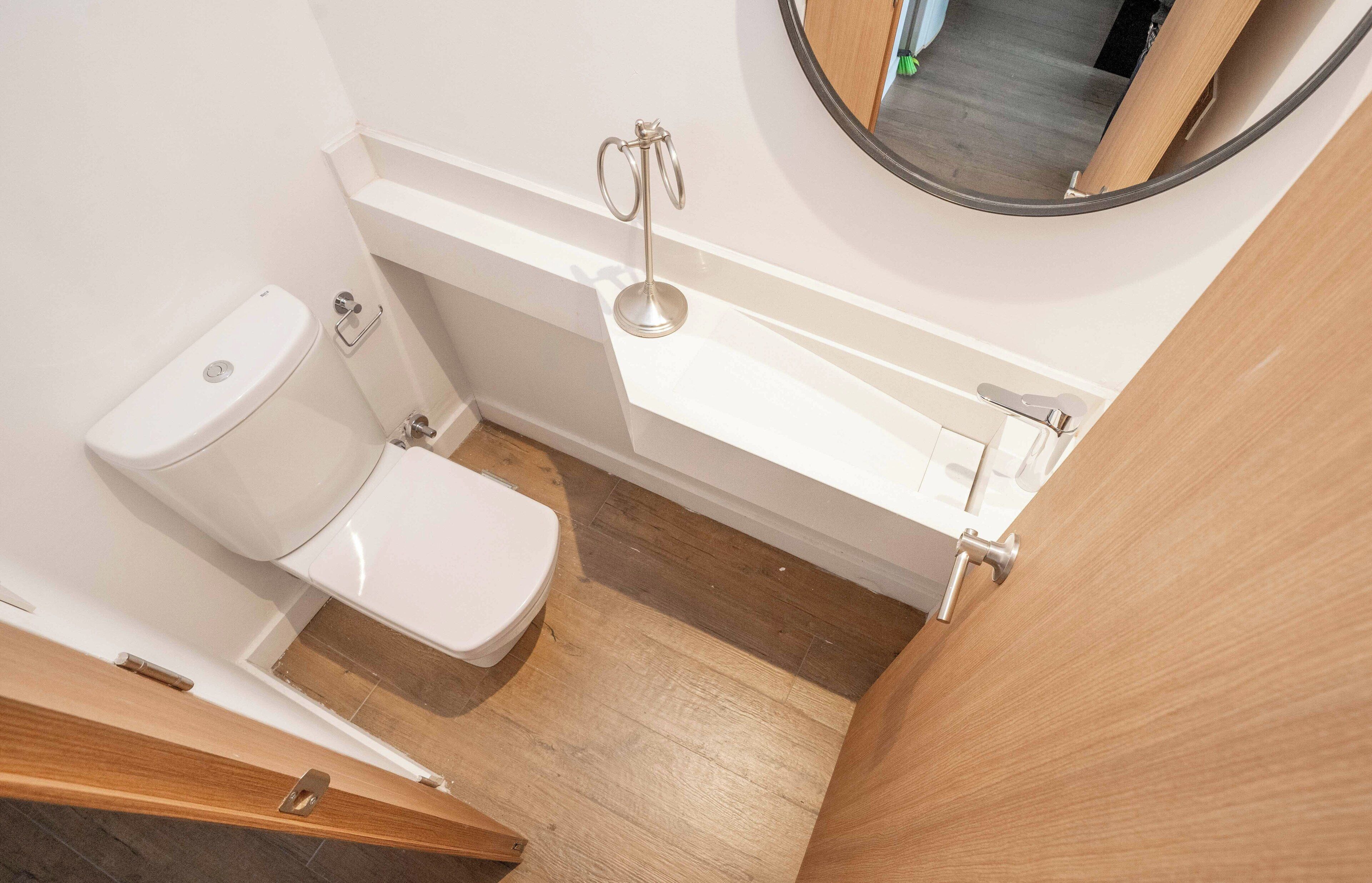 Family Apartment | Bathroom | Combined shower/bathtub, rainfall showerhead, towels, soap