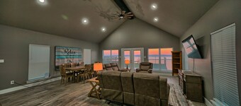  Nocona Lakefront with 40 private acres, beds for 8, newly constructed in 2024!