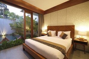 Vila luxo | 2 quartos, roupa de cama