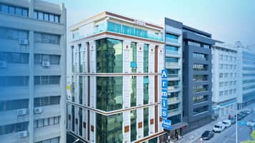Fassade der Unterkunft