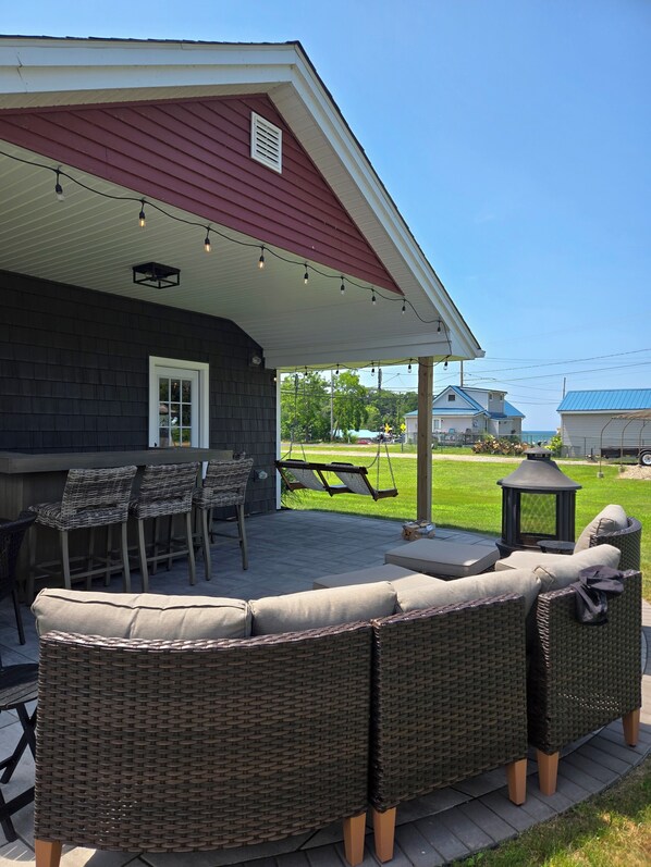 Terrace/patio - Enjoy the Lake Views from this adorable completely remodeled home in Angola NY. (Angola)