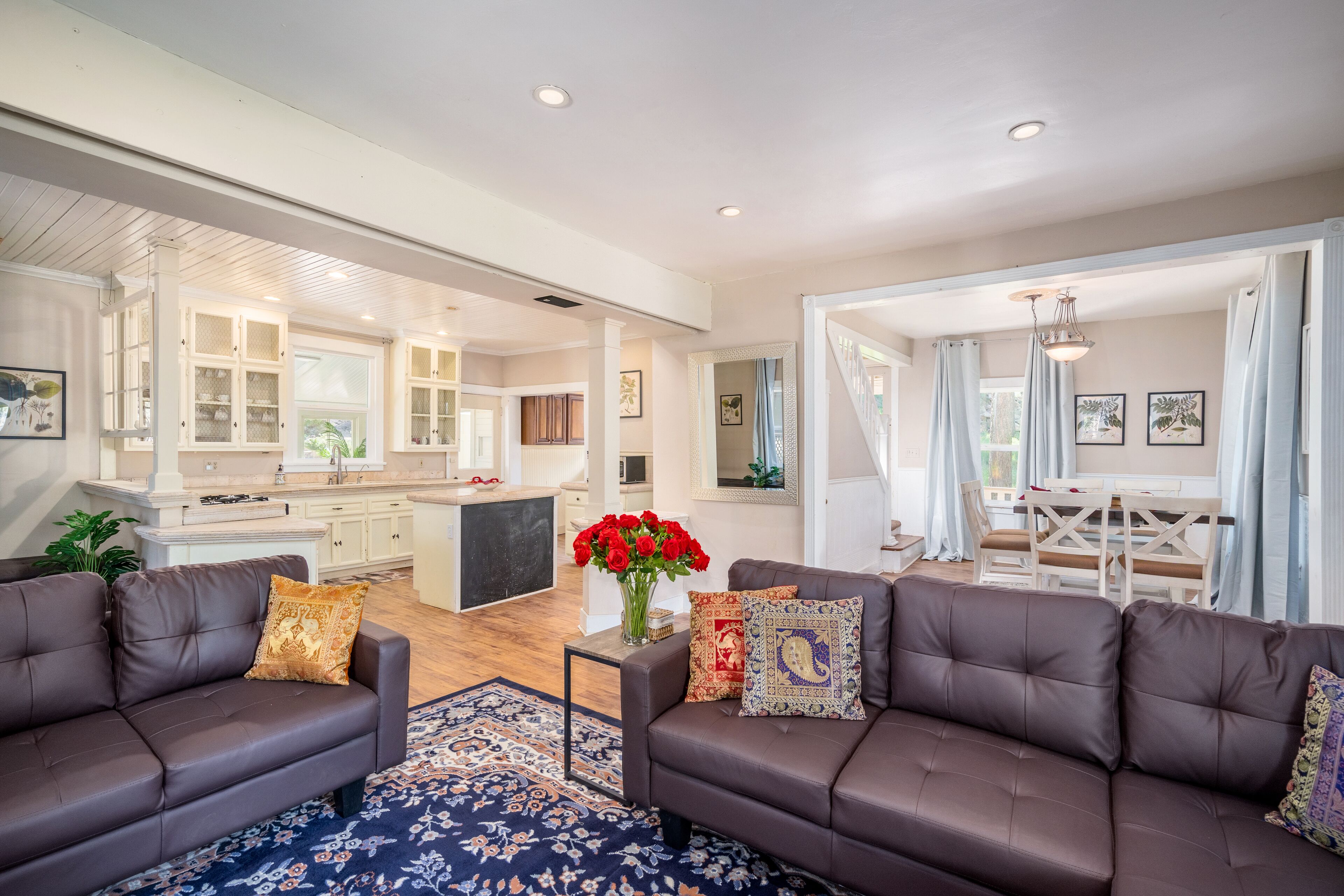 Smart-tv och eldstad