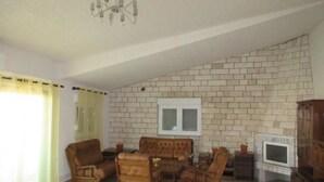 Apartment (Nadica - sea view - A4(4)) | Living room - Nadica - sea View - A4 (Rogoznica)