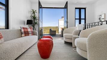 TV, fireplace, offices