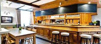 The Crewe & Harpur pub, a unique exclusive self catering venue, sleeps up to 34.