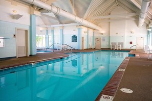 Indoor pool, a heated pool