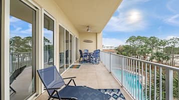 Signature Condo, 3 Bedrooms, Balcony, Beach View | Balcony