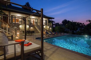 Outdoor pool - Villa Tigerlily – 4 Bedroom Seaview Pool Villa with Sunset Views In Koh Samui (Amphoe Ko Samui)