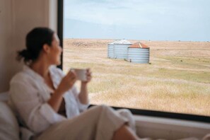 Uitzicht vanuit accommodatie