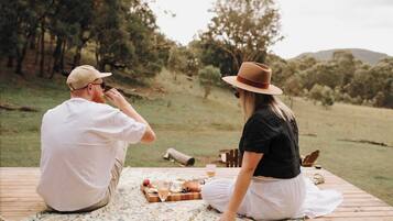 Overnatningsstedets område