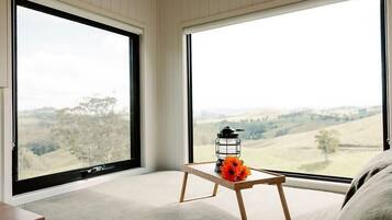 1 sovrum och sängkläder