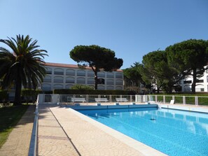 Pool - Stylish 2-BR Apartment with Pool, Tennis & AC, 400m from Beach, Argelès-sur-Mer (Argelès-sur-Mer)