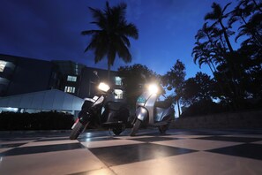 Front of property – evening/night - Aaditya Greens Near Nelaguli Panchyat Office (Bengaluru)