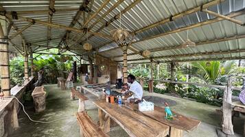Sala de estar en el lobby